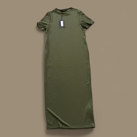 PrettyLittleThing Dresses & Skirts - Pretty Little Thing Olive Green Maxi Dress